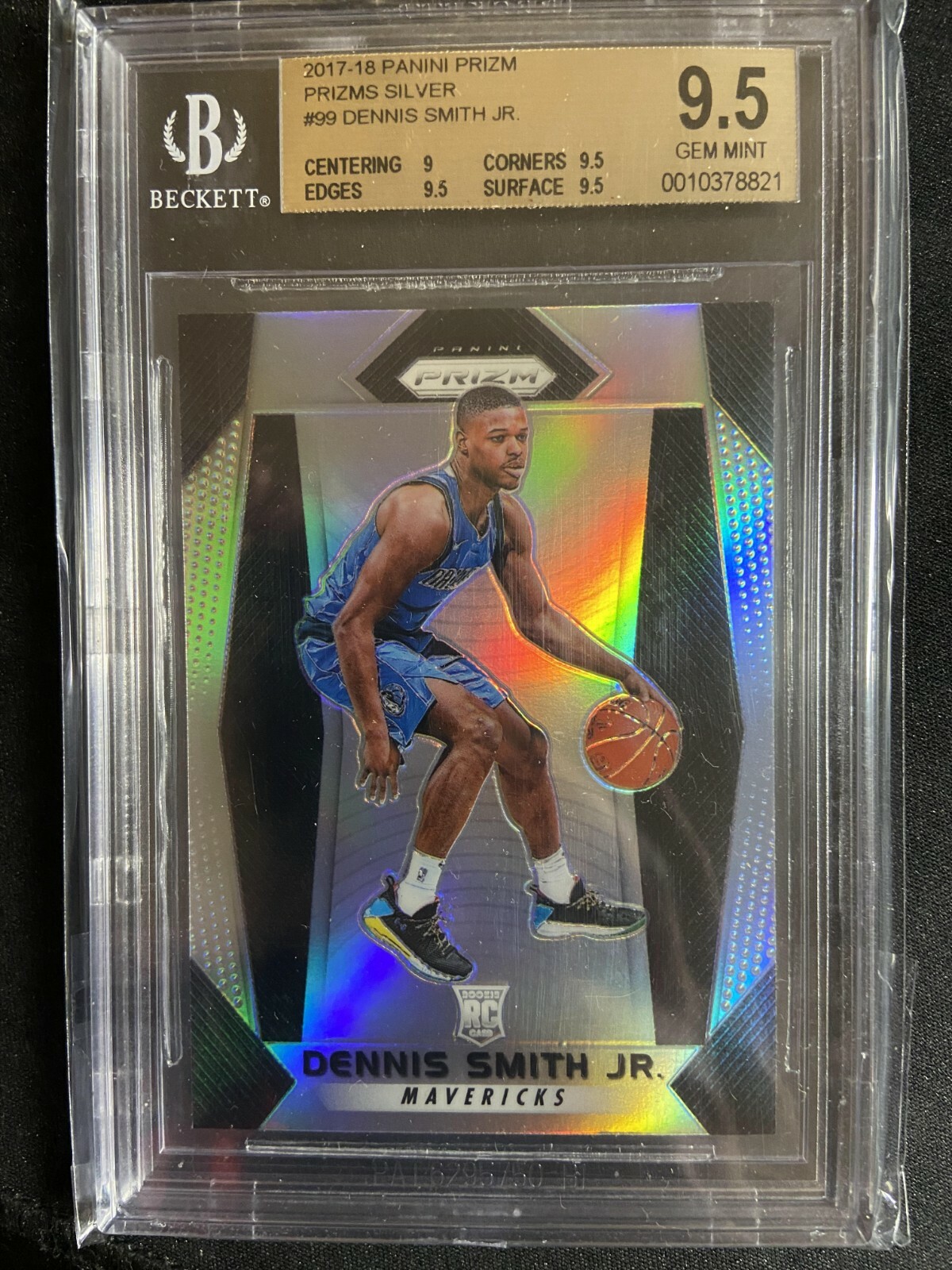 Dennis Smith Jr BGS 9.5 2017 Silver Prizm Panini RC ROOKIE BGS 9.5 (R)
