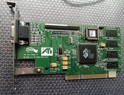 #A1 VGA AGP ATI Rage 2C IIC PN 109- 52800-01 Grafikkarte