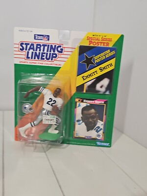 #ad STARTING LINEUP 1992 FOOTBALL DALLAS COWBOYS EMMITT SMITH FIGURE Poster $13.99