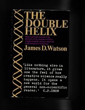 The Double Helix - James D. Watson First UK Edition 1968 HC/DJ