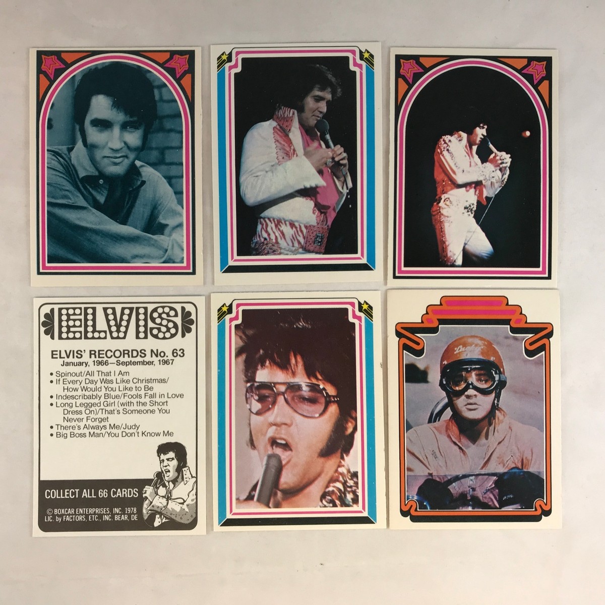 ELVIS PRESLEY: ELVIS! Complete Card Set (BOXCAR Donruss 1978
