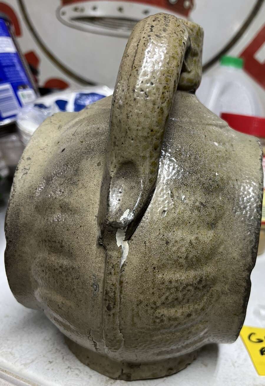 Vintage Green River Whiskey 1/2 gallon Canteen Stoneware Jug Owensboro Ky eBay