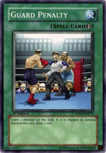 Guard Penalty - DP05-EN015 - Common - Unlimited Edition x3 - Near Mint