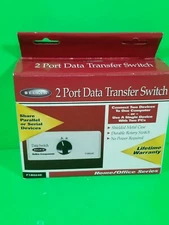 Belkin Rotary 2 Port Data Transfer Switch F1B024-E Serial/Parallel Printer (Y4)