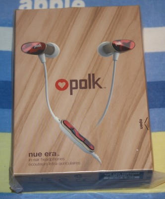 BRAND NEW Polk Audio Nue Era In-Ear Headphone w/ In-Line Mic & Controls Tortoise