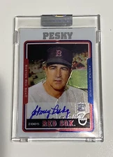 JOHNNY PESKY 2005 TOPPS RETIRED SIGNATURES On Card Auto Red Sox UNCIRCULATED