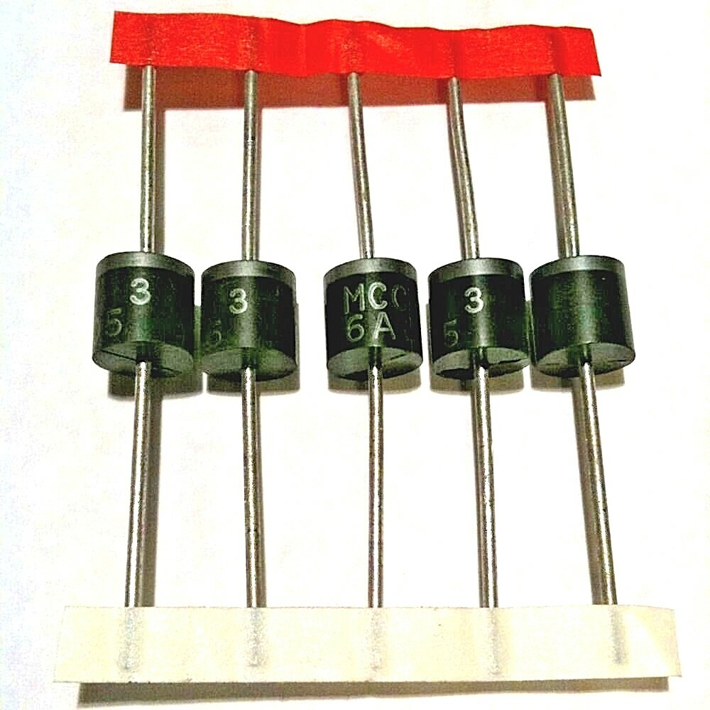 5 MCC 50V 6A 6 Amp Current Blocking Rectifier Diodes Solar