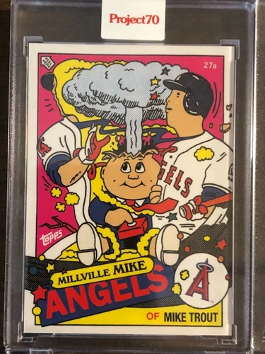 2021 Topps Project 70 #357 Mike Trout Los Angeles Angels Ermsy
