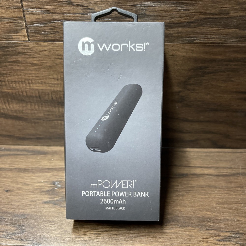 mWorks mPower Portable Power Bank 2600mAh Compact Charging Solution