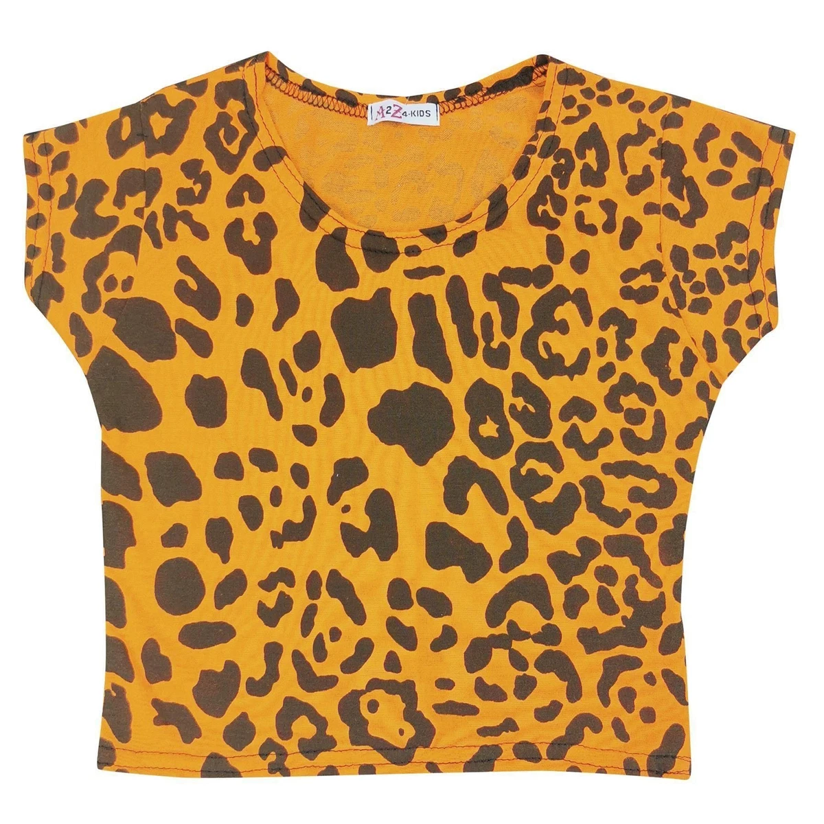 Kids leopard top print shirt