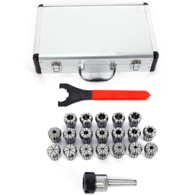 21Tlg MK2 ER32 M10 Spannzangen Satz Spanner CNC Werkzeug Spannzangenfutter !