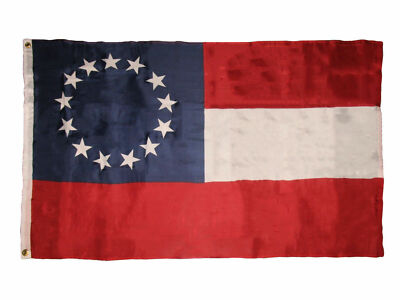 3x5 Stars and Bars First National 13 Southern States CSA Civil War flag 5X3 100D