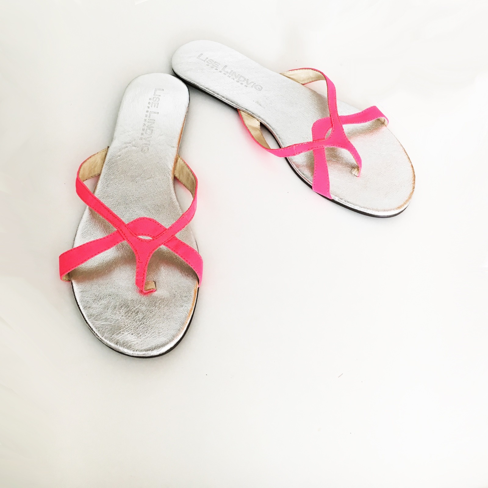 LISE LINDVIG · Sandals Pink Fluor [ EU 40 ]