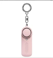 130dB LED Light Keychain Safe Sound Personal Self Defense Alarm Siren 