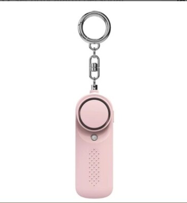 130dB LED Light Keychain Safe Sound Personal Self Defense Alarm Siren 