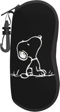 Snoopy Glasses Case Sunglasses Case Lightweight Hard Compact Simple 17cm