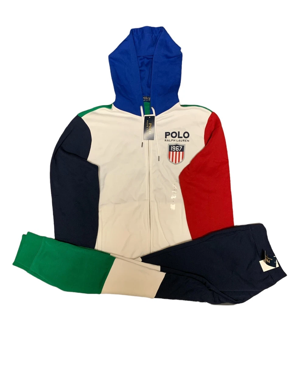 Polo Ralph Lauren Men s 1967 Shield Jacket and Sweatpants Set