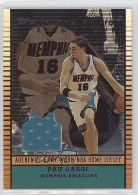 2002-03 Topps Jersey Edition Copper 75/299 Pau Gasol #jePGA HOF 05fy