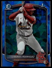 2025 Bowman Chrome Sapphire Rainiel Rodriguez #BCP-200 1st St. Louis Cardinals