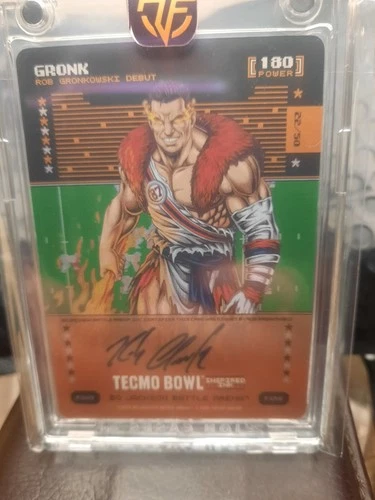 Bo Jackson Battle Arena 2026 Rob Gronkowski Gronk Fire Auto /50