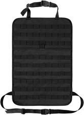 Car Seat Back Organizer, Tactical MOLLE Sag Proof Vehicle Panel Backseat Cover P
