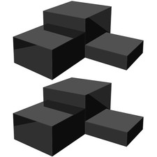 6 Pcs Buffet Risers,Food Risers for Buffet Display,Acrylic Cube Display Nesti...