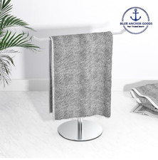 T-Shape Bath Hand Towel Holder Stand Stainless Steel Free Standing Hand Towel R