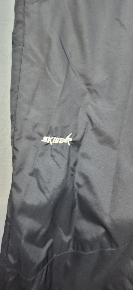 Equipo de esquí esquí esquí nieve pantalones nailon con revestimiento impermeable para hombre talla L logotipo negro Foto 2 de 4