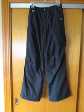 Zero X Posur Black Snow/Ski Pants Child Sz XL 16 