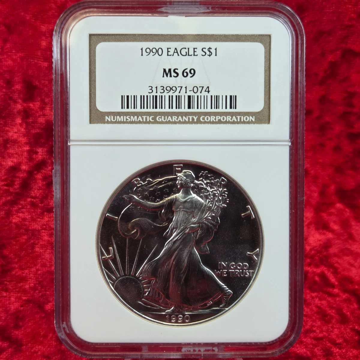 American Eagle MS 69 Graded 1990 Silver Bullion Coins for sale | eBay