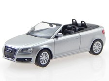 Audi A3 8P convertible eis silver modelcar 501.08.033.12 Herpa 1:87