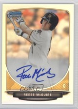 2013 Bowman Draft Chrome Prospect Refractor Reese McGuire #BCA-RM Auto 1s6