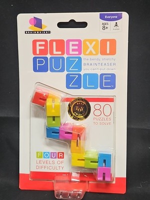 Brainwright Flexi Cube Bendy Stretchy 3D Brain Teaser Puzzle NEW Mind Game Snake