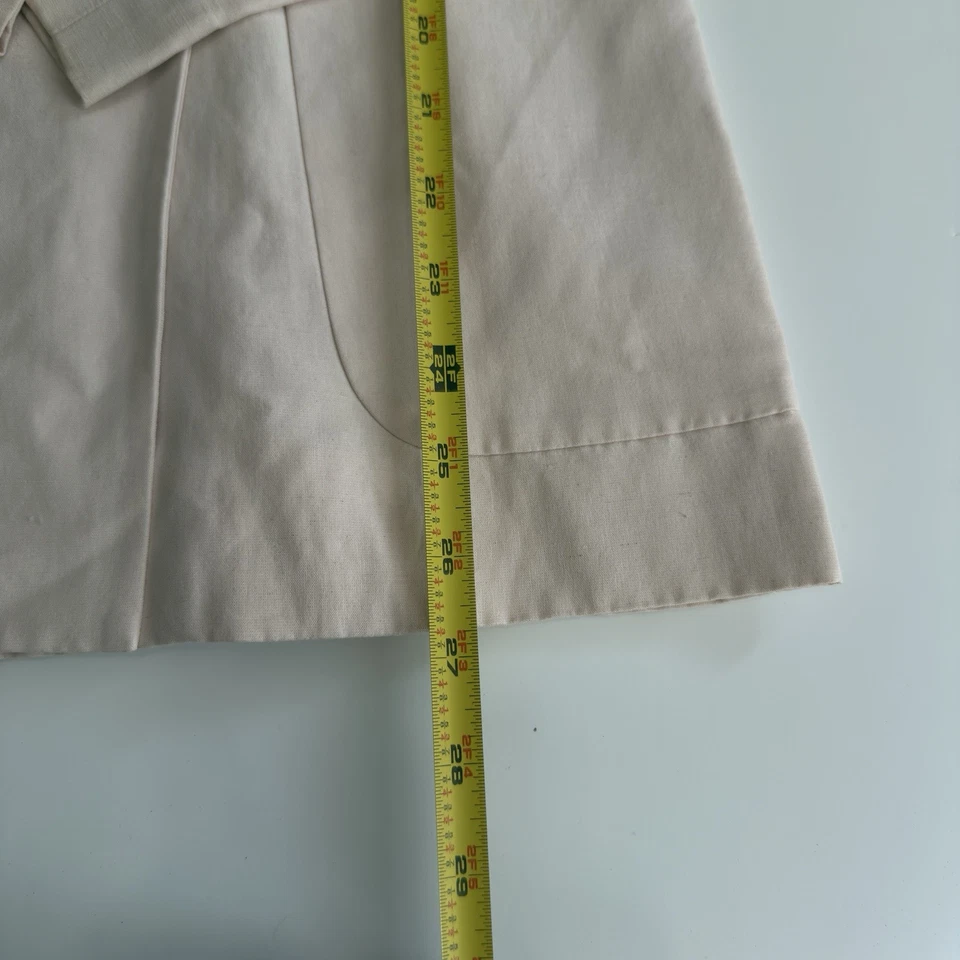 MODA Int Silk Linen Blend 2 Piece Blush Pink Jacket and Dress Size 2 Womens - Image 4 of 4