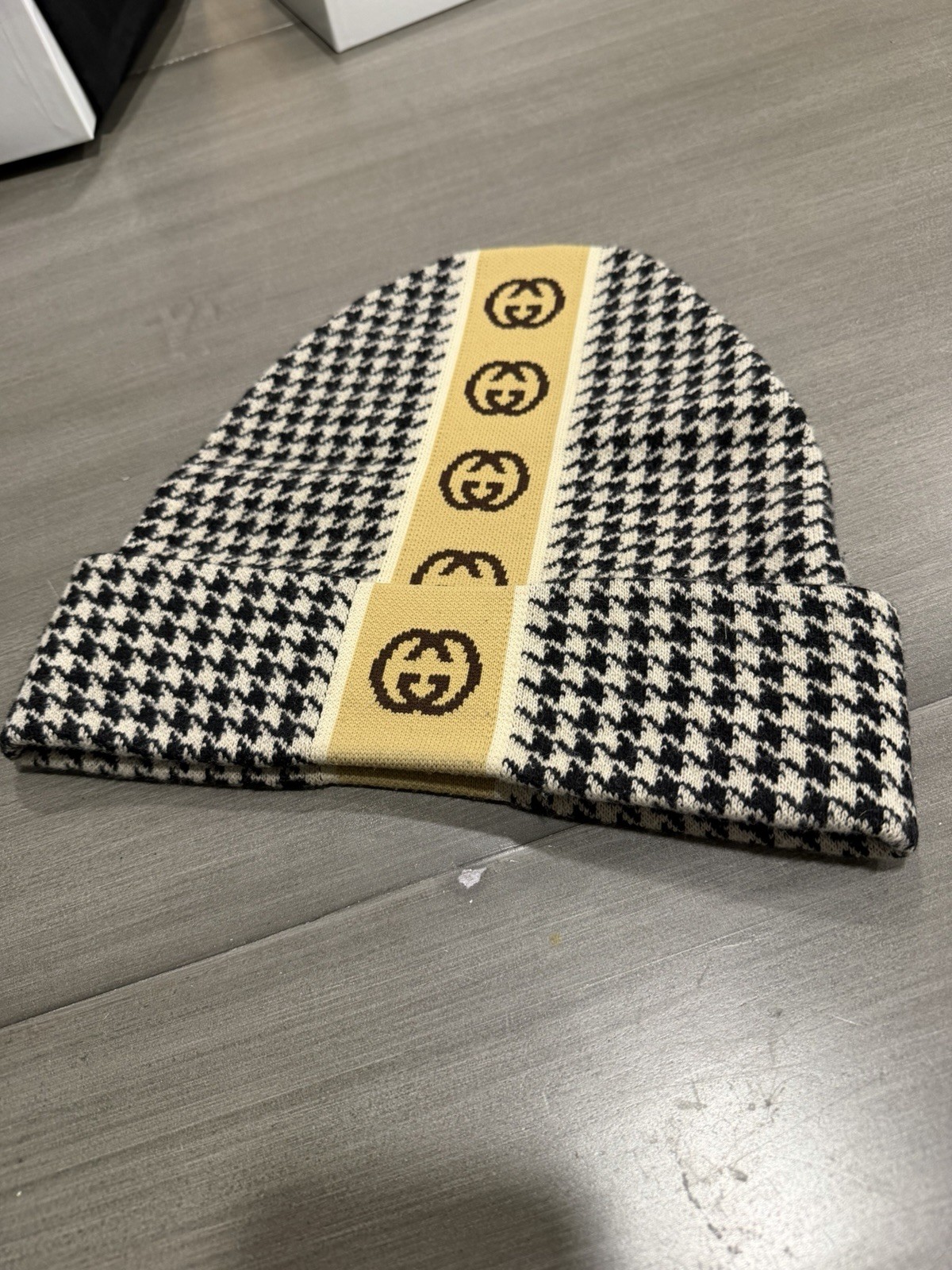 Gucci Rare Genuine Interlocking GG Pattern Wool  … - image 2