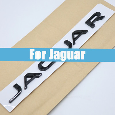 For Jaguar F-PACE E-PACE Liftgate Tailgate Letter Emblem Gloss Black 3D Badge