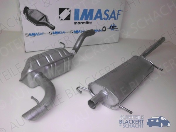 Imasaf Auspuffset für Mercedes Viano CDI 3.0 M.Dpf | P3430 Extra Lang-image