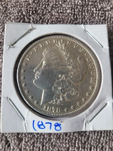 1878 P Morgan Silver Dollar  Proof like