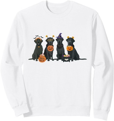 Halloween Black Lab Labrador Retriever Dog Costume Long Sleeve T-Shirt