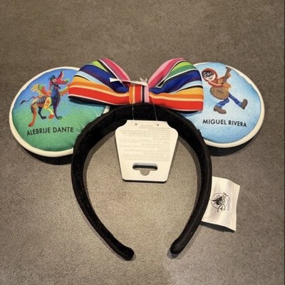 Disney Parks Pixar Coco Miguel Rivera Alebrije Dante Minnie Ears Headband