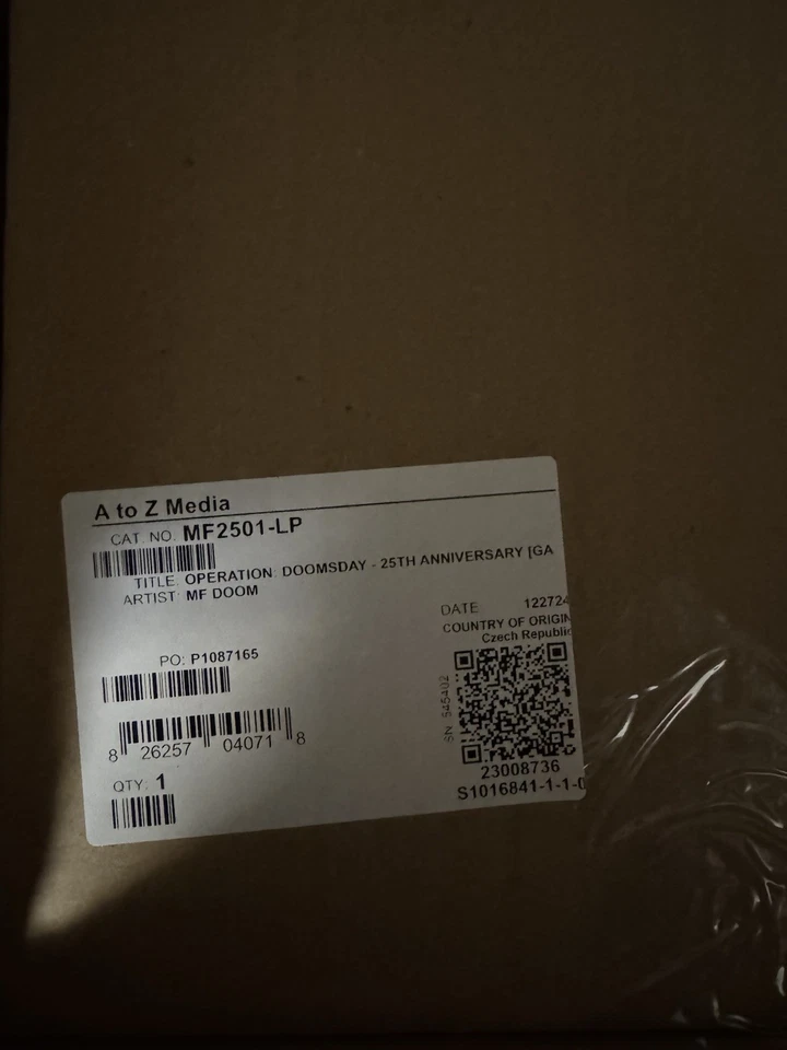 MF DOOM Operation Doomsday 25th Anniversary Legacy Vinyl Box Set  - IN HAND - Image 2 of 4