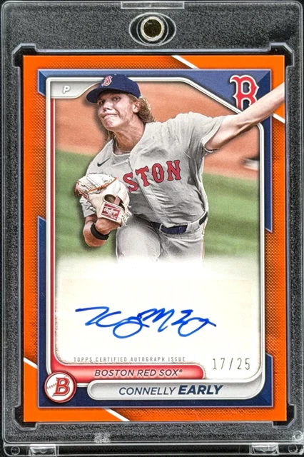 Connelly Early 2024 Bowman #PPRA-CEA Prospect Auto Orange 17/25 Red Sox