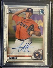2020 Bowman Chrome Austin Hansen Auto Houston Astros 