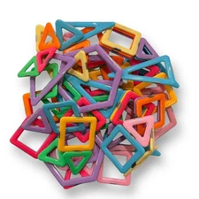 Magnetic Tiles Colorful Collection of Building Blocks with Gift Bag