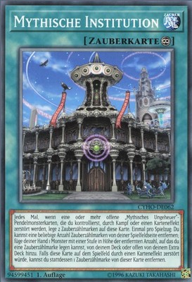 YuGiOh Mythische Institution CYHO-DE062 Common NM 1st
