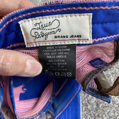 True Religion Hat Pink Embroidered Bulldog “Order of the Devil Dogs” True Religion Hat Pink Embroidered Bulldog “by Order of the  main image 3