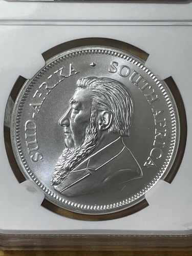 2024 South Africa 1oz Silver Krugerrand NGC MS69 Brown Label w/White Case