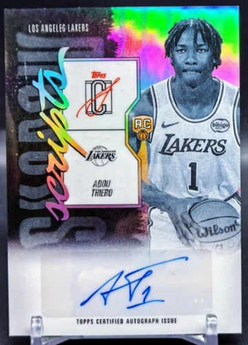 2025 Topps Signature Adou Thiero Base (RAW)