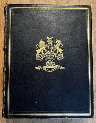 Etudes De L Artillerie Napoleon III Vol III and IV Leather Bound Royal Arms