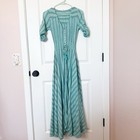 Spell And The Gypsy Womens Island Boho Dress Size XS Cottagecore Linen Maxi Slit